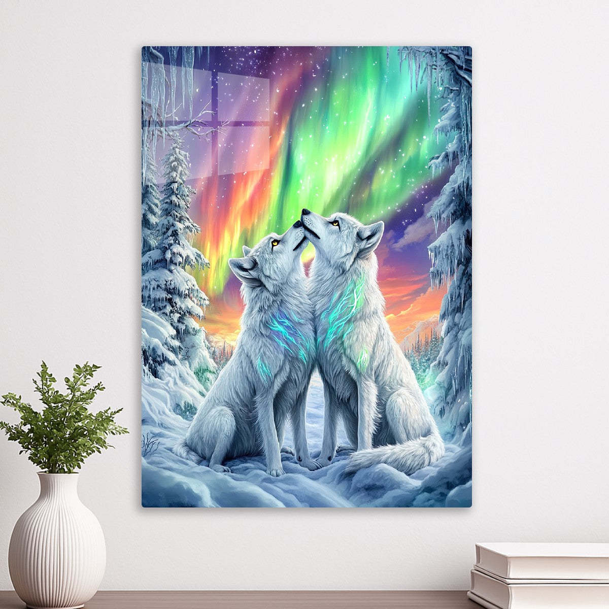 Northern Lights Wolfs