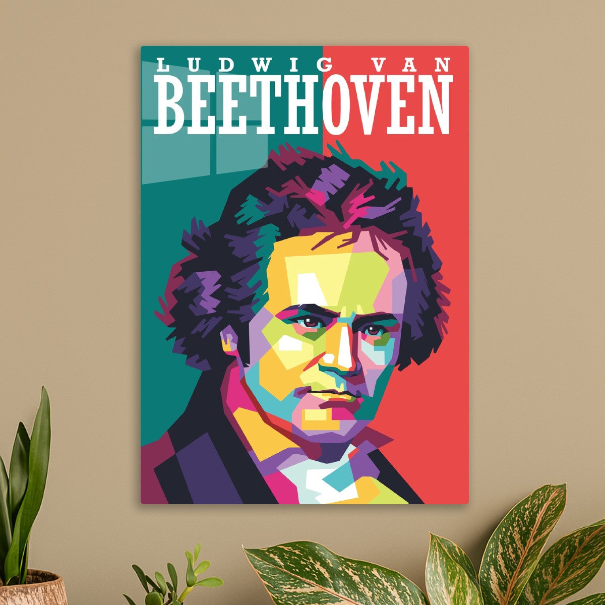Ludwig van Beethoven Pop Art