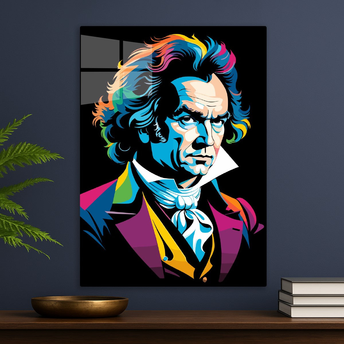 Colorful Portrait of Beethoven