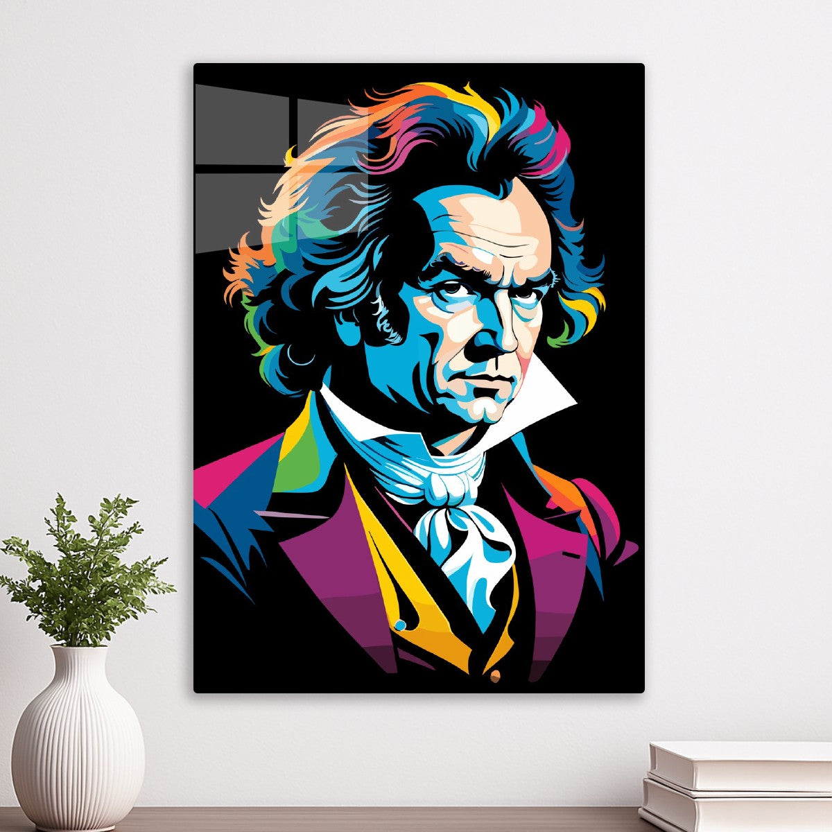Colorful Portrait of Beethoven