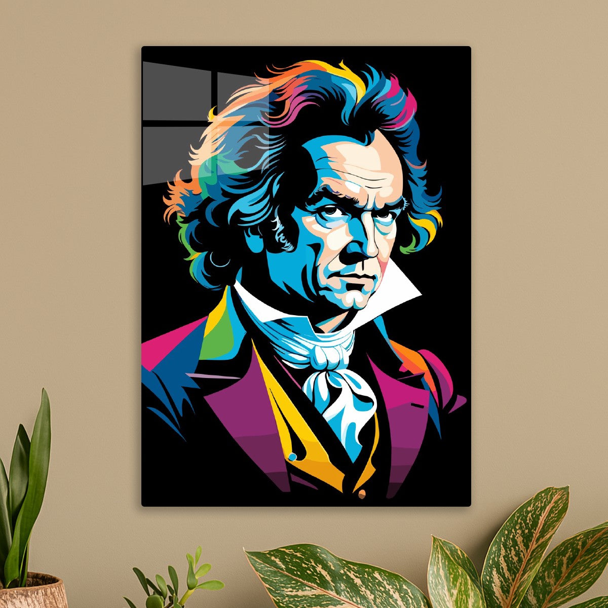 Colorful Portrait of Beethoven