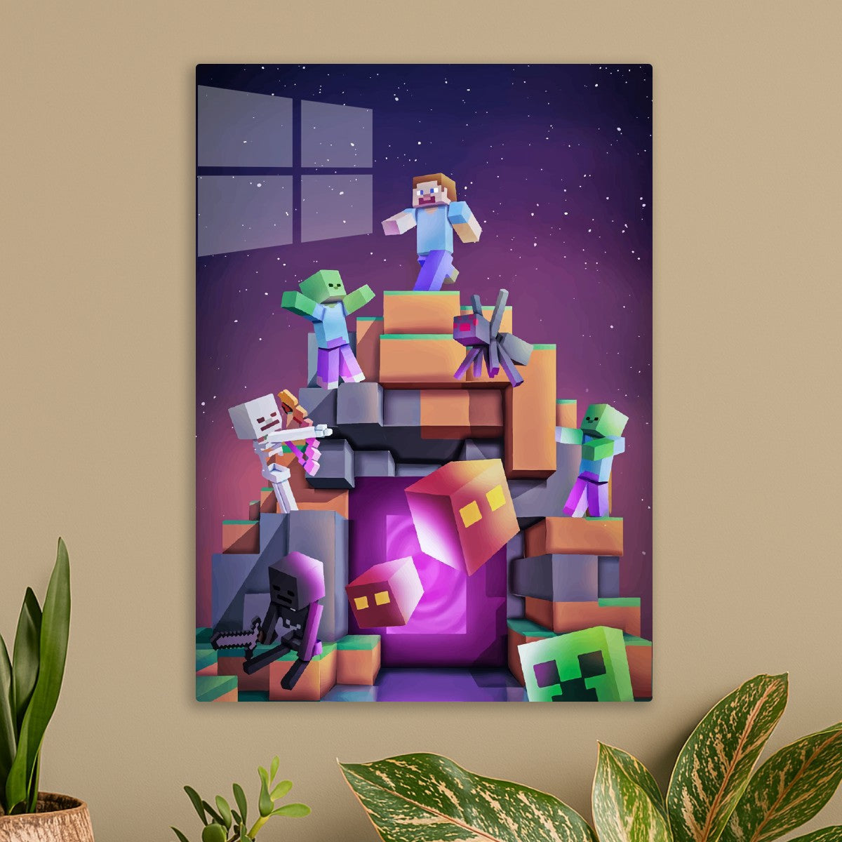Minecraft the zombie attack