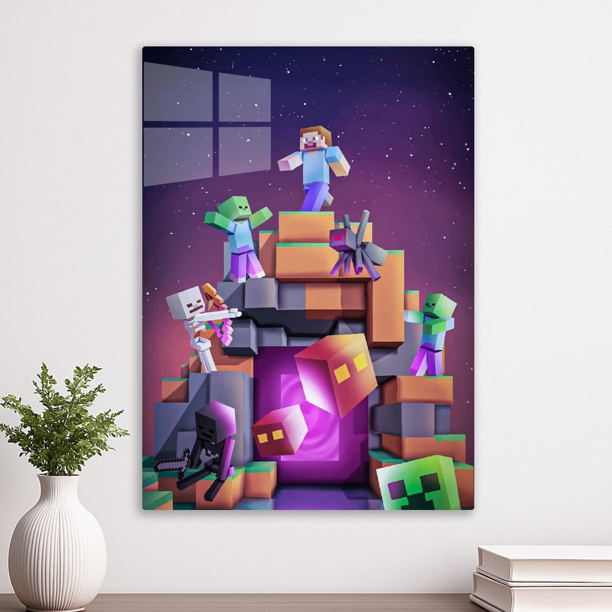 Minecraft the zombie attack