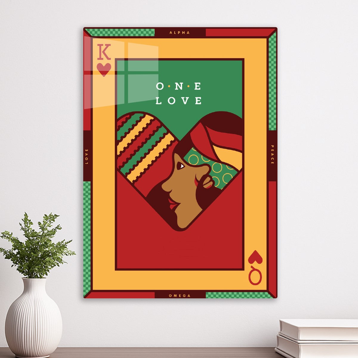 One Love Playing Card Art