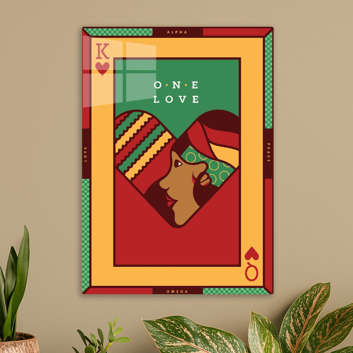 One Love Playing Card Art