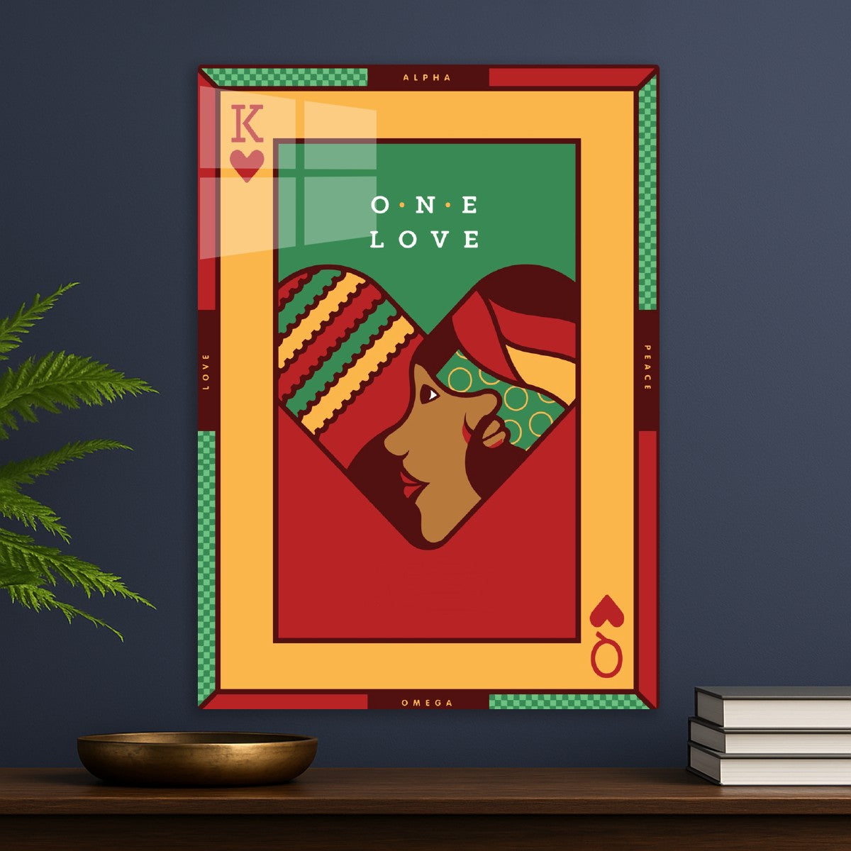 One Love Playing Card Art