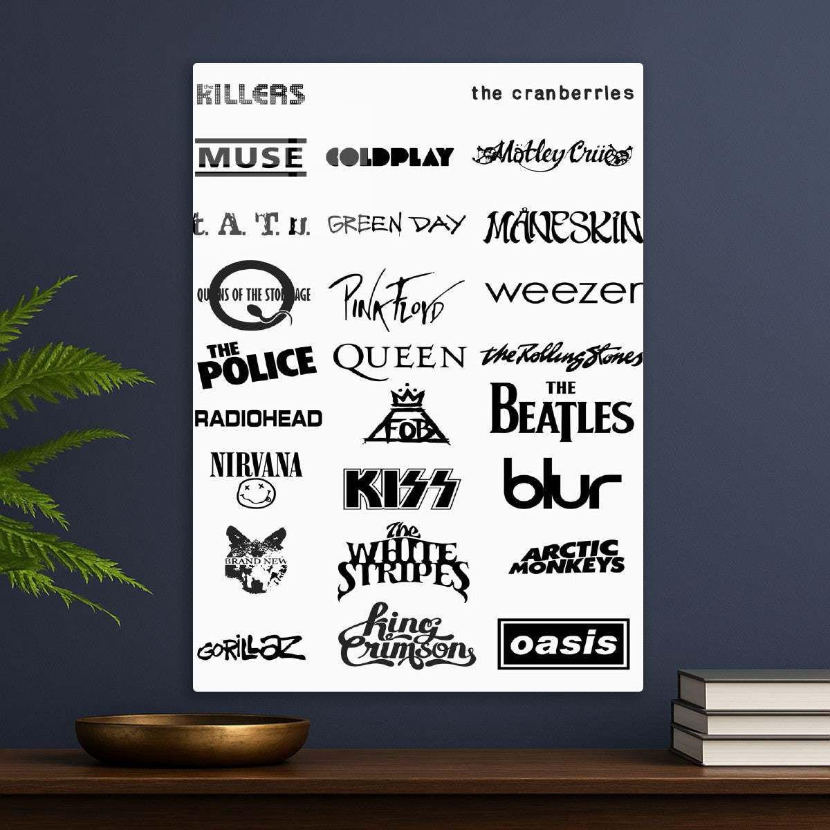 Band Logos Collage