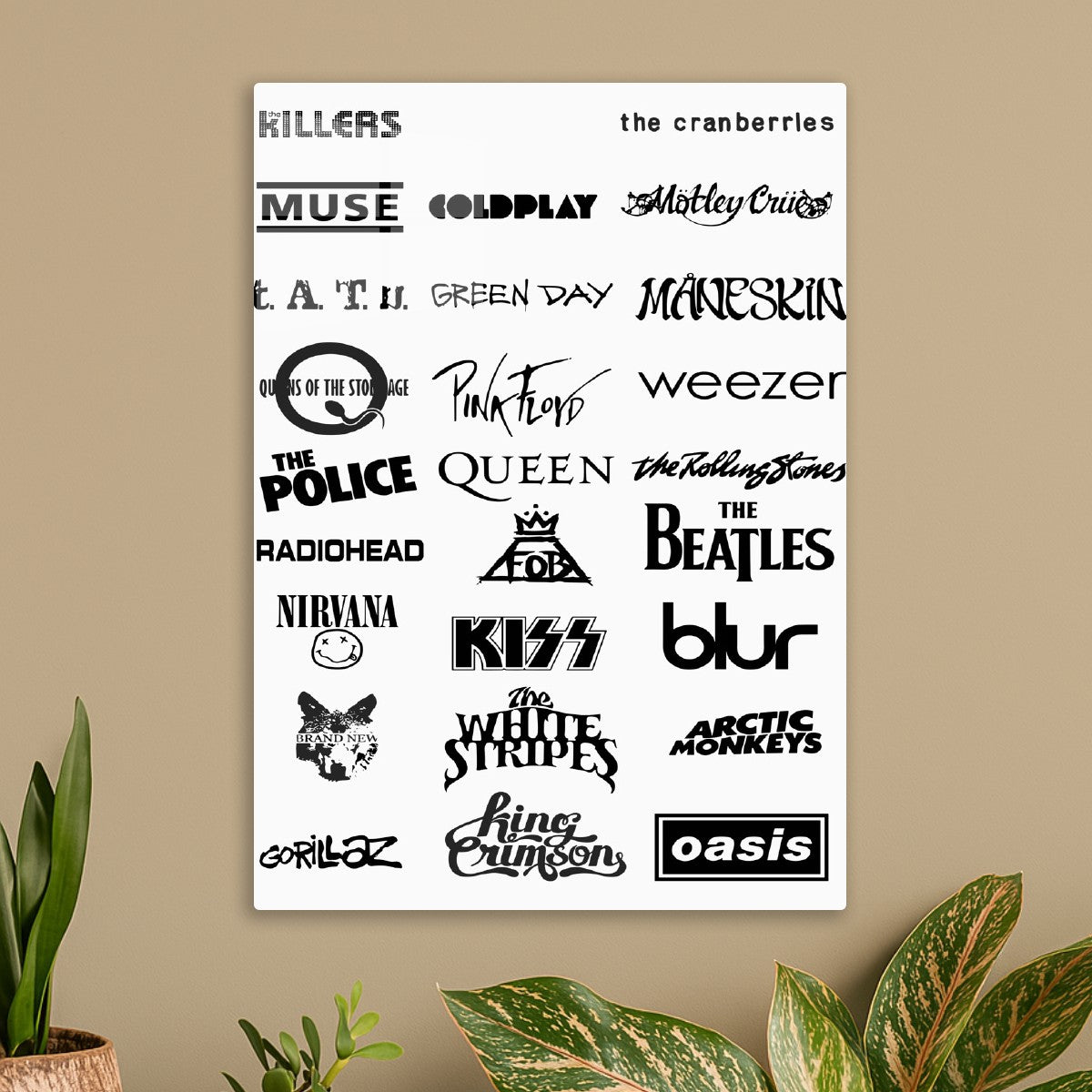 Band Logos Collage