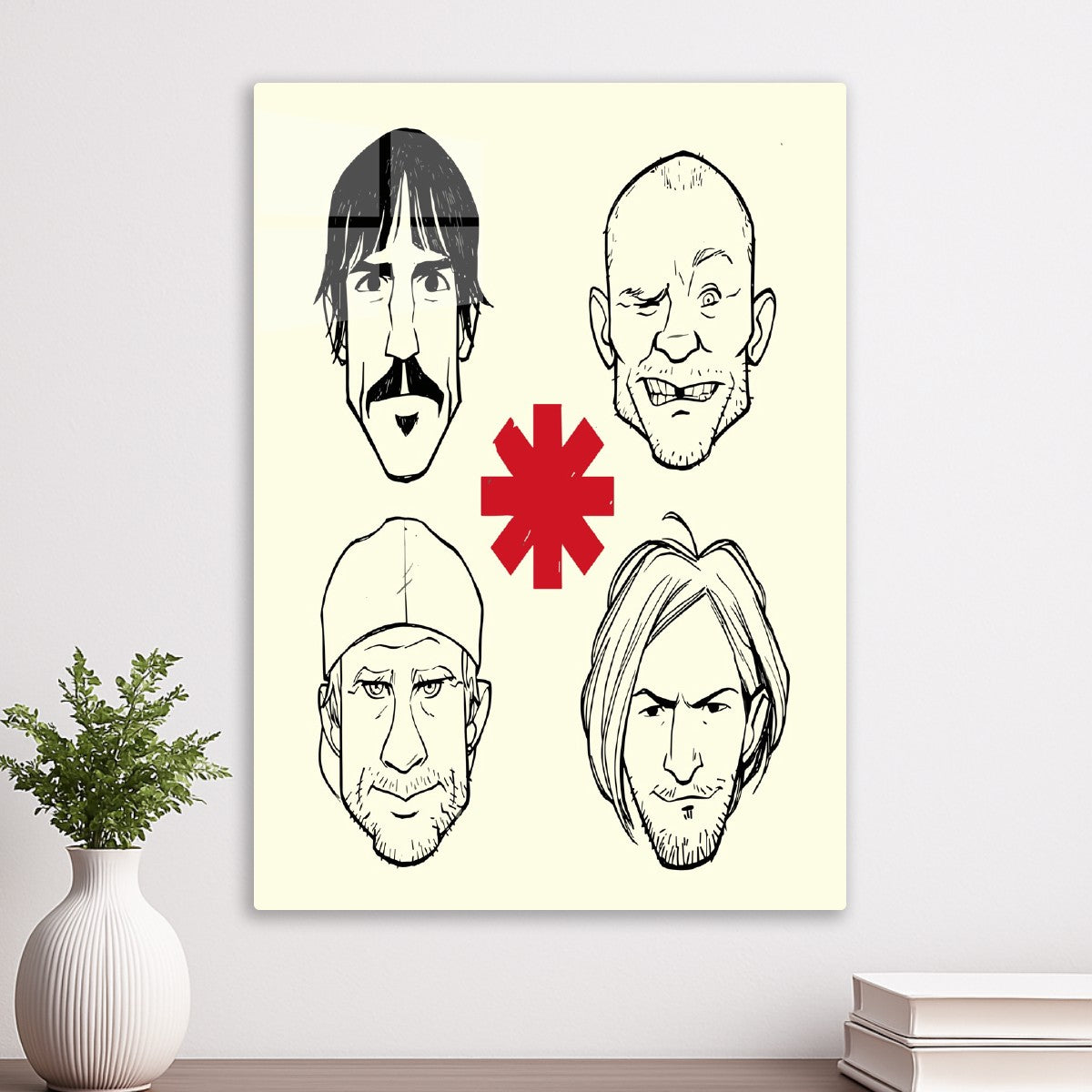 Red Hot Chili Peppers Caricat