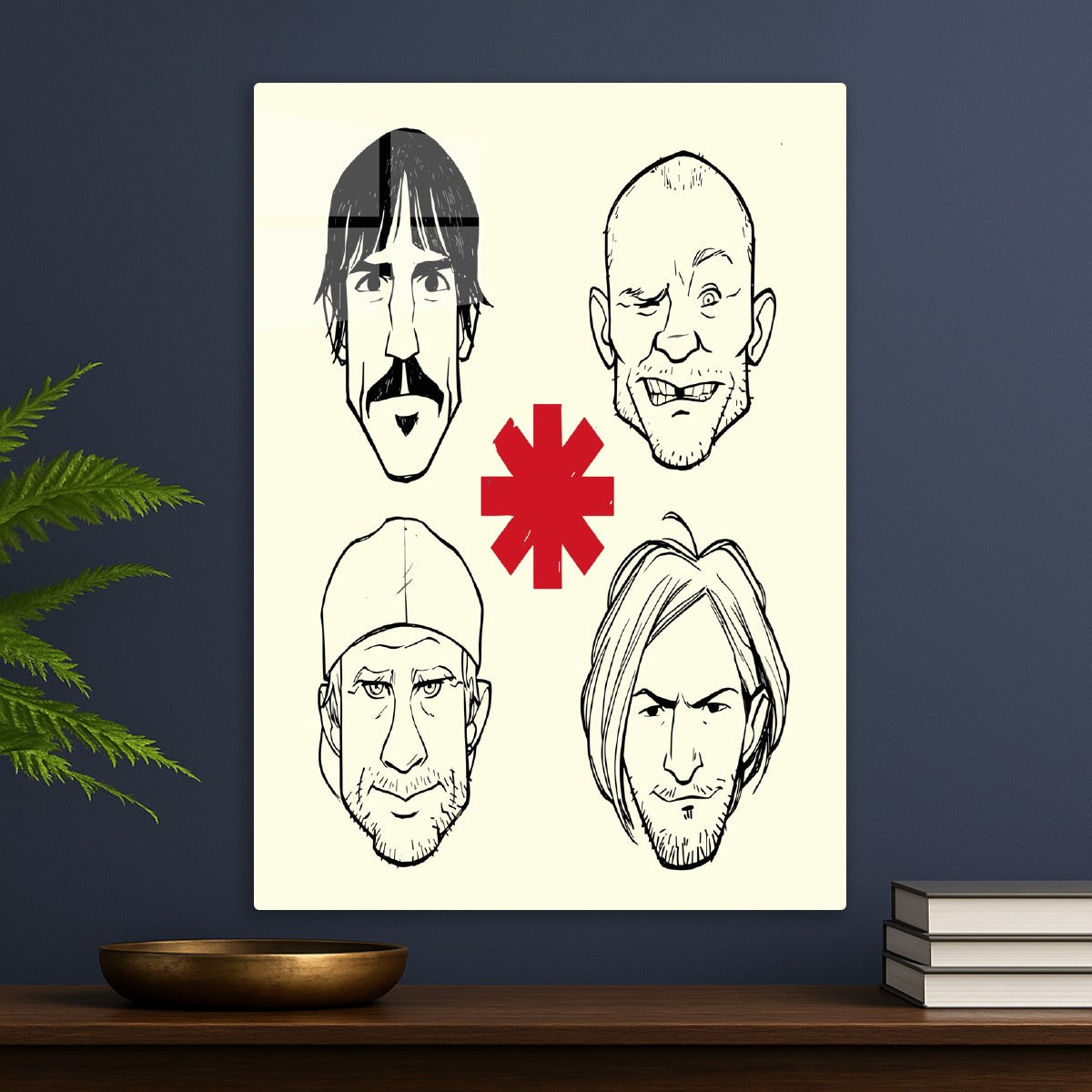 Red Hot Chili Peppers Caricat