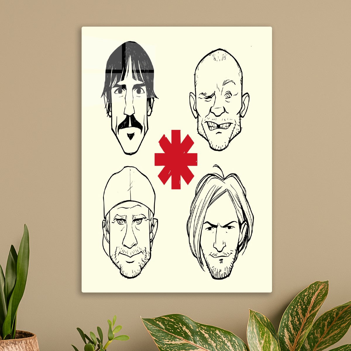 Red Hot Chili Peppers Caricat
