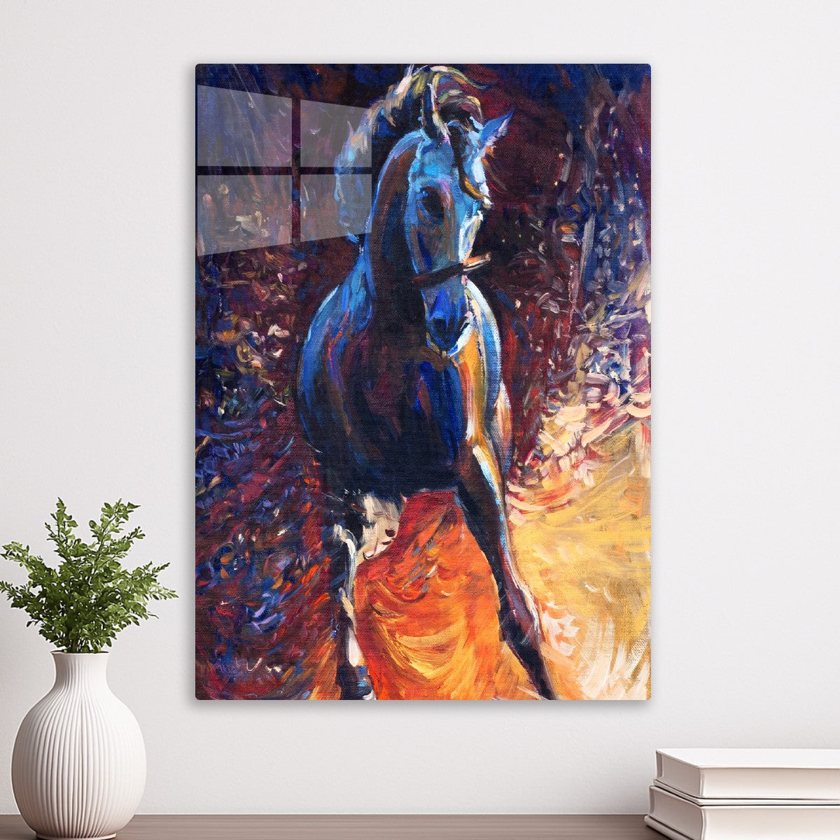 A galloping horse