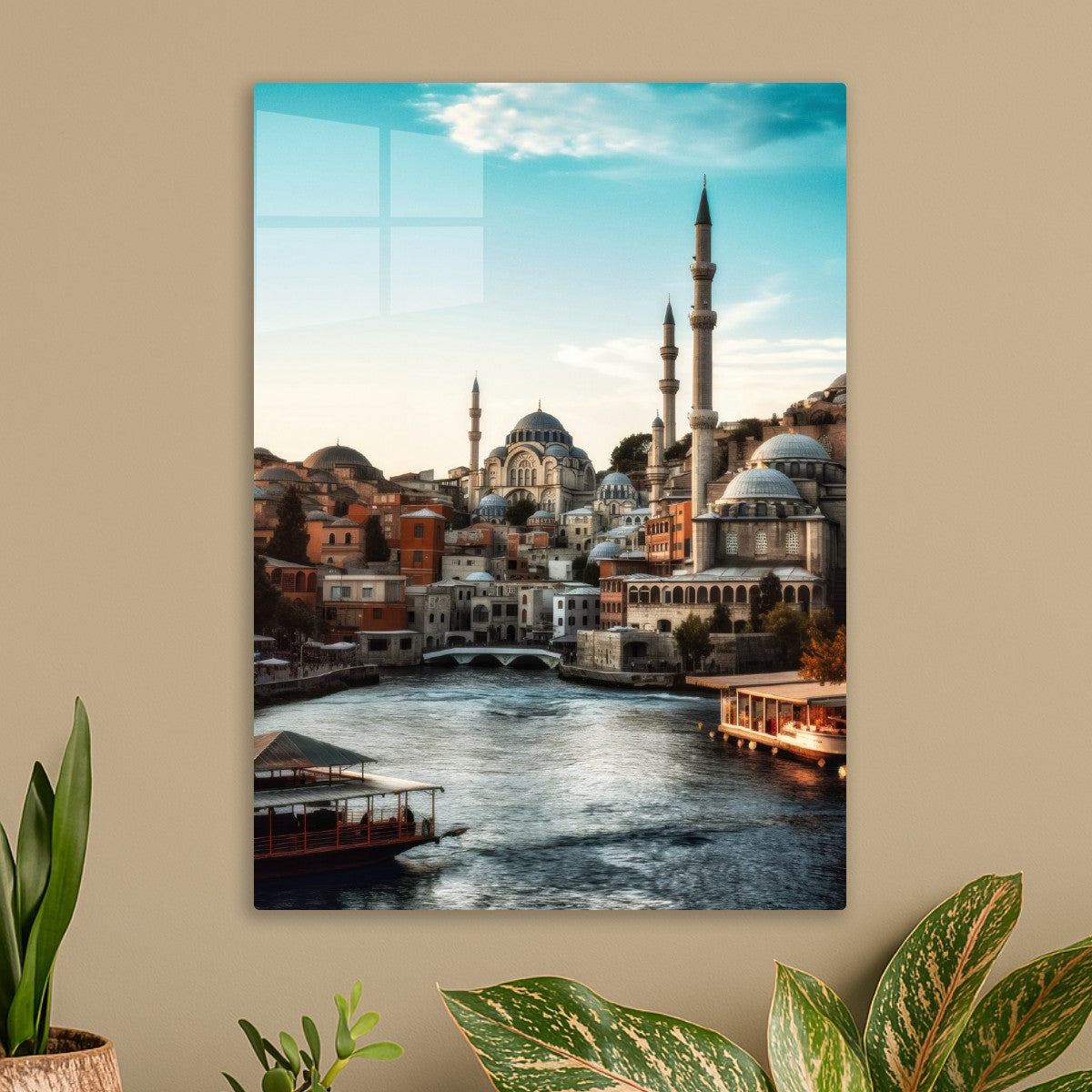 A busy city landscape