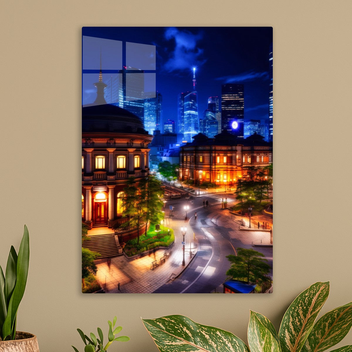 Nightview of a city