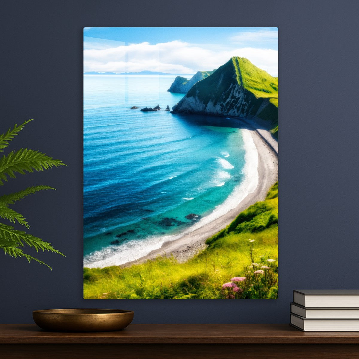 Mountain seaside scenery