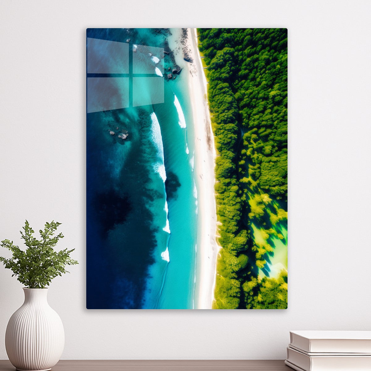 Island seaside scenery