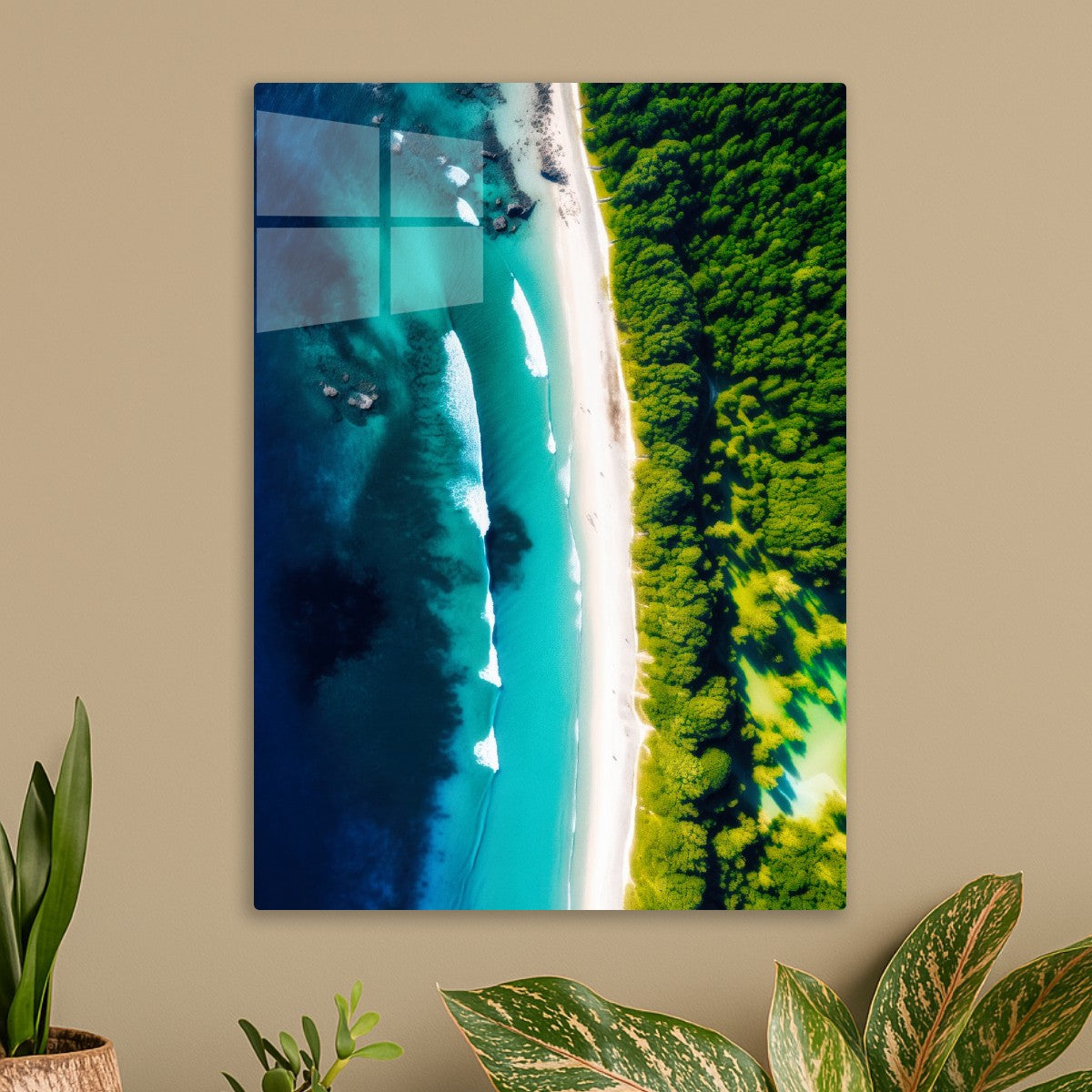 Island seaside scenery