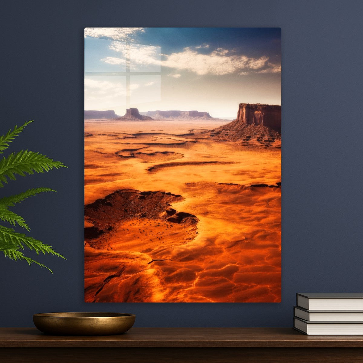 Epic Desert Crater View