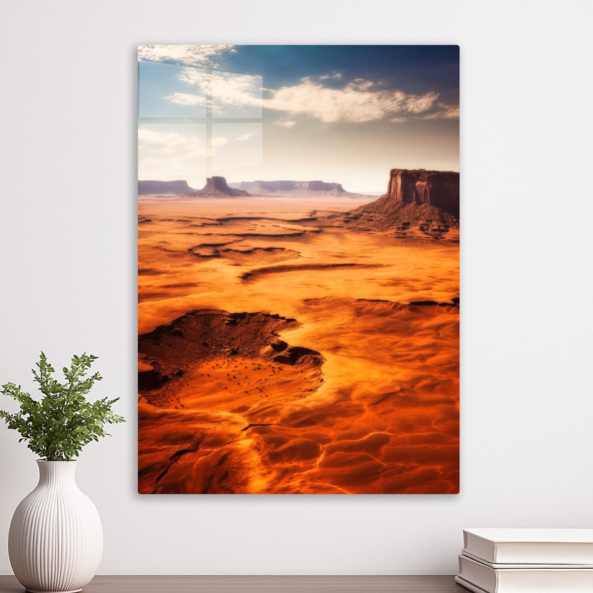 Epic Desert Crater View