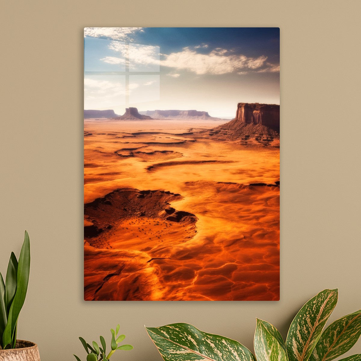 Epic Desert Crater View