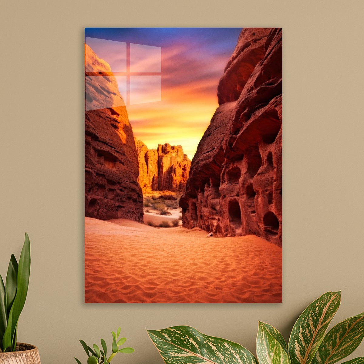 Fiery Canyon at Sunset