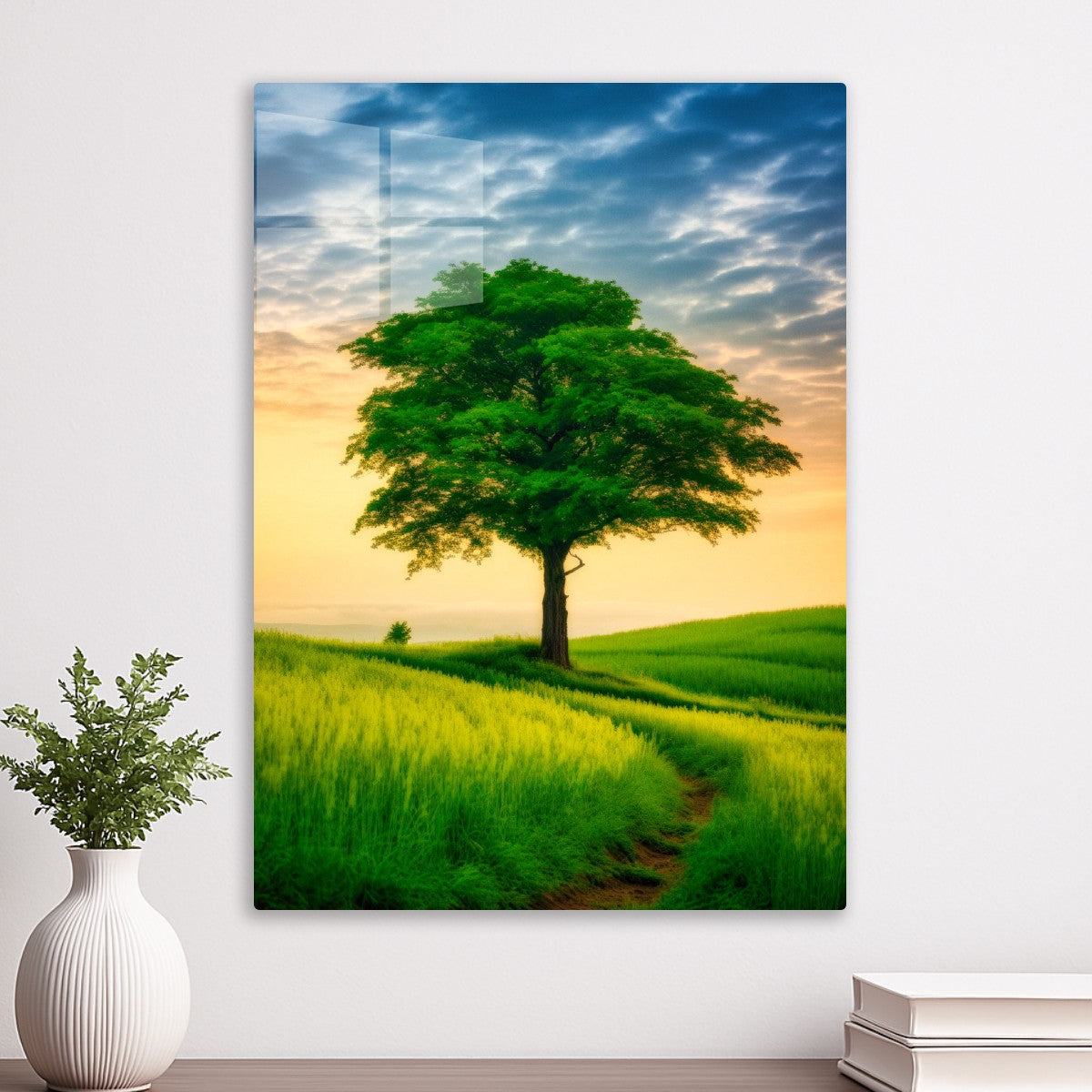 Lone Tree at Golden Hour