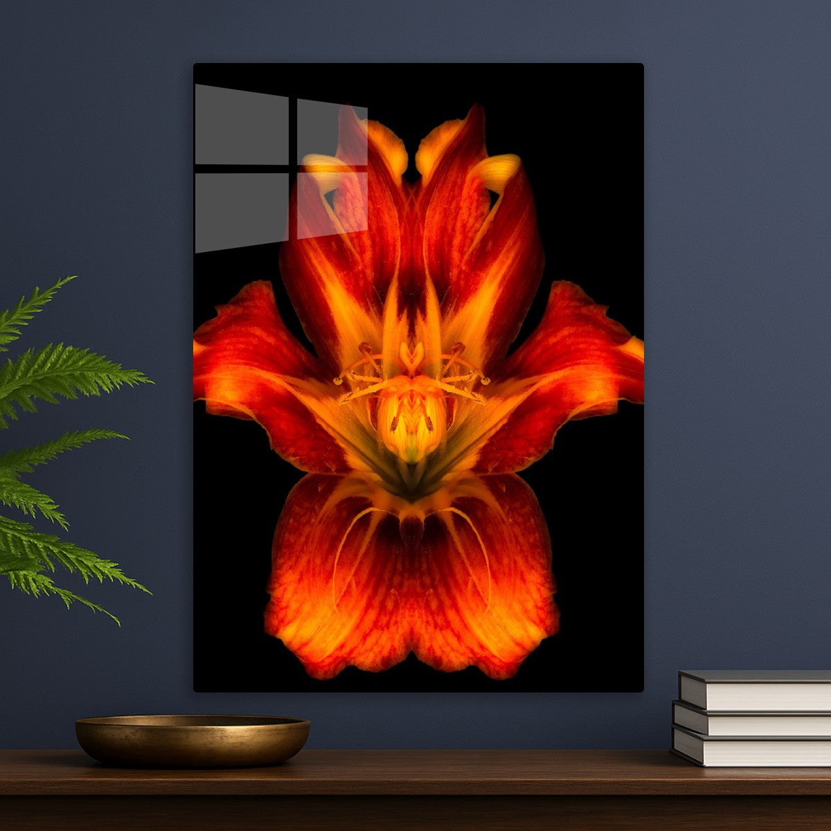 Fiery Symmetry Bloom