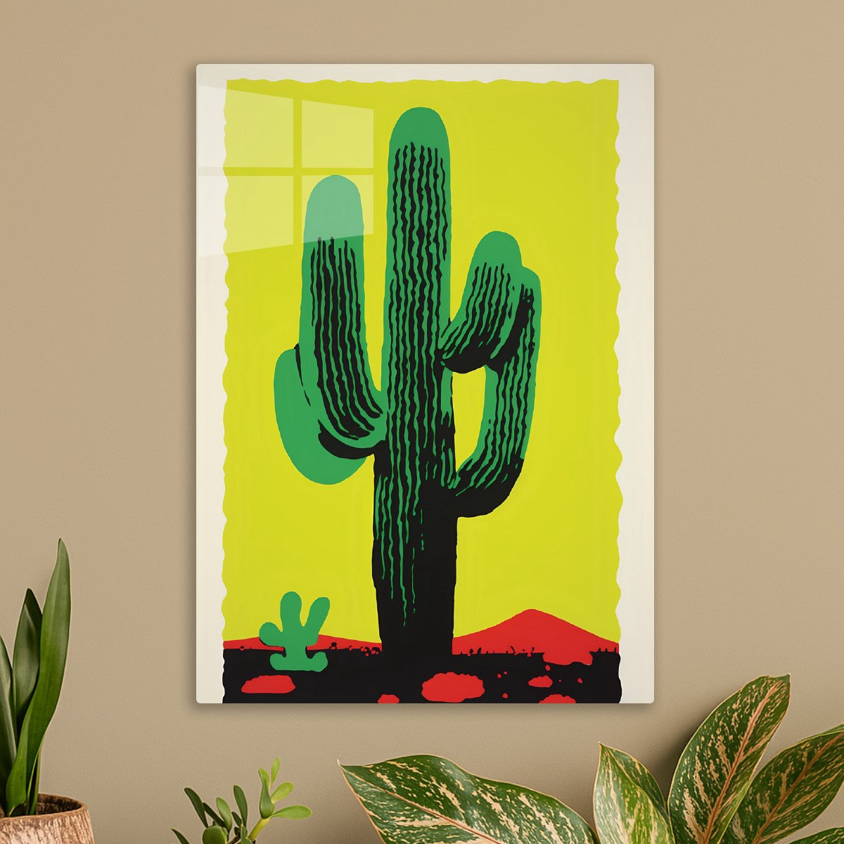 Pop Art Desert Cactus