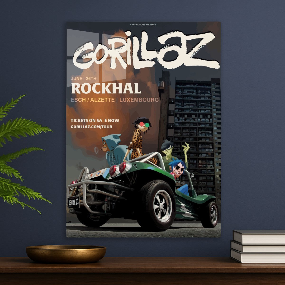 Gorilaz Poster Concert