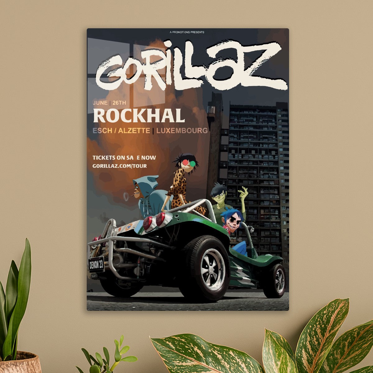 Gorilaz Poster Concert