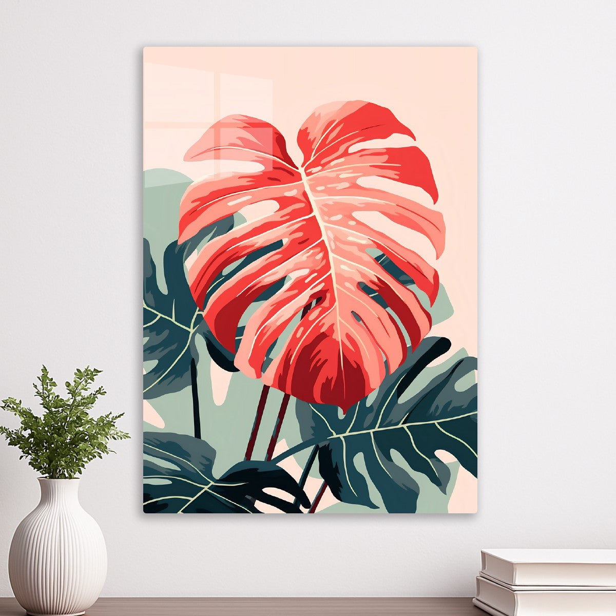 Bold Monstera Pop Art