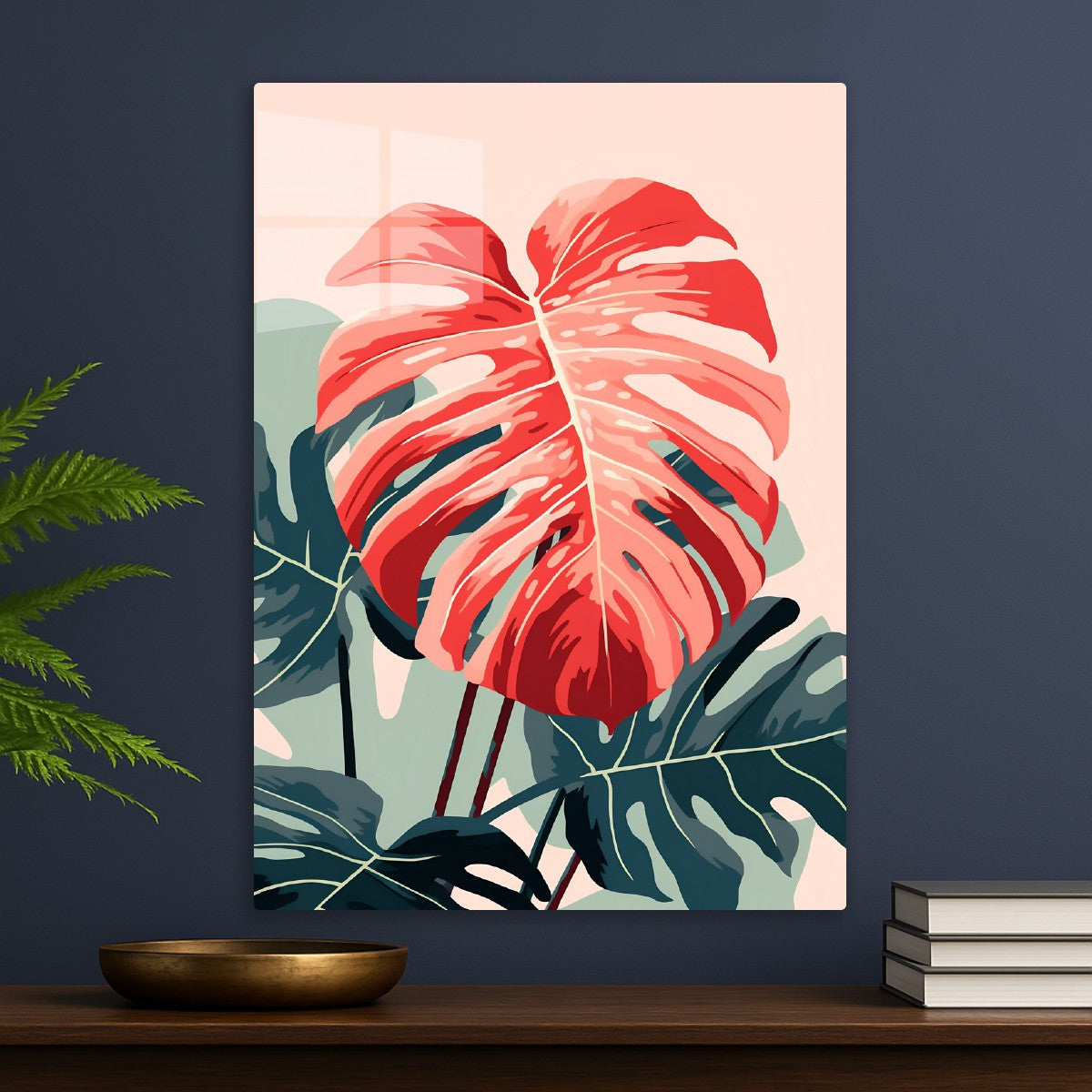 Bold Monstera Pop Art