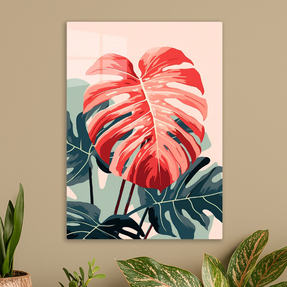 Bold Monstera Pop Art