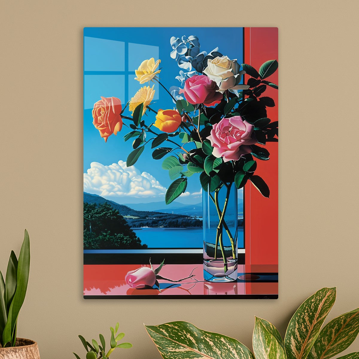 Roses by the Window View