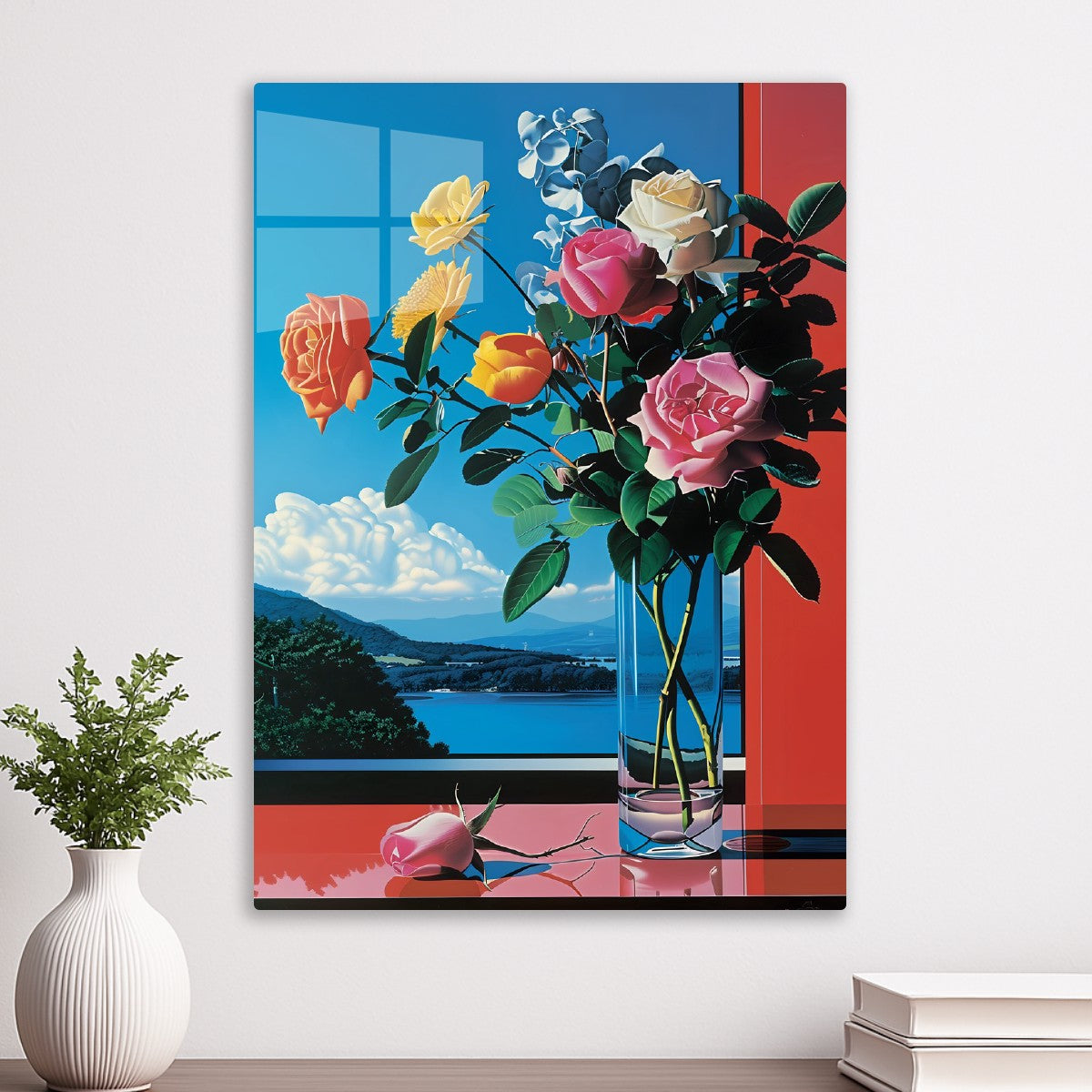 Roses by the Window View
