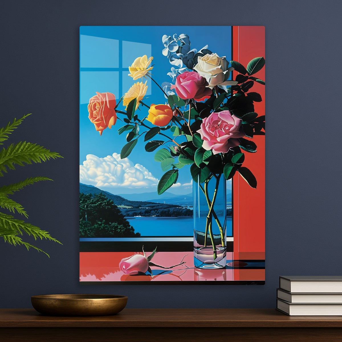 Roses by the Window View