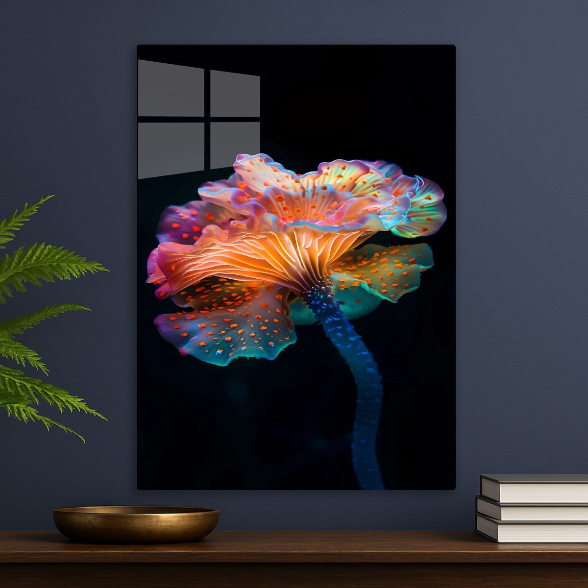 Neon Glow Fantasy Flower