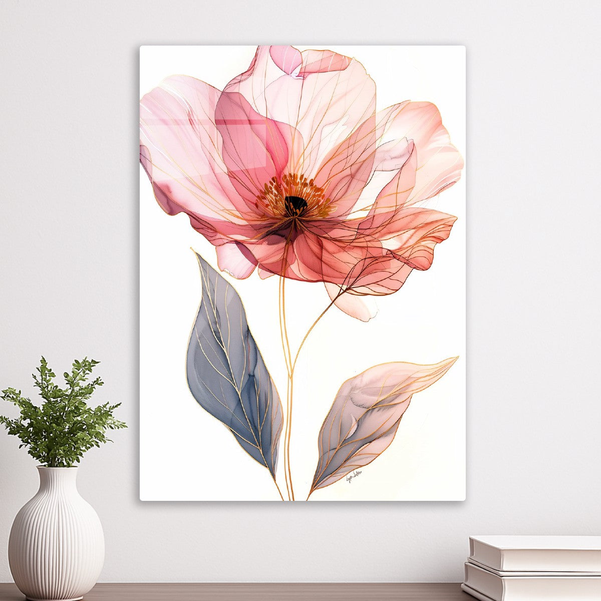 Elegant Transparent Bloom