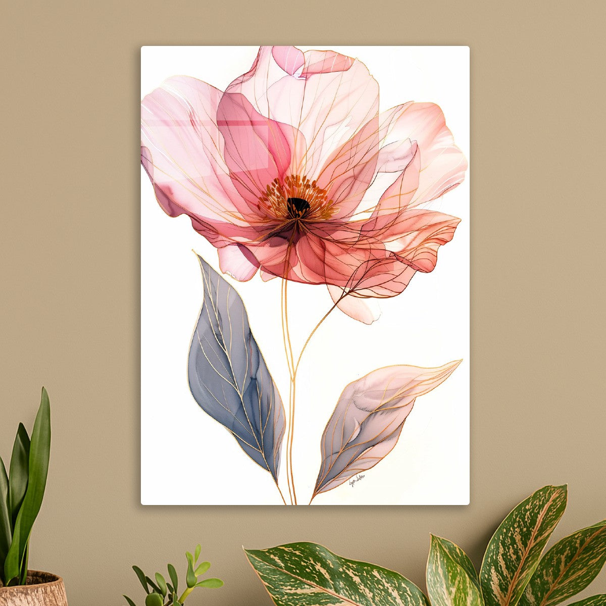 Elegant Transparent Bloom