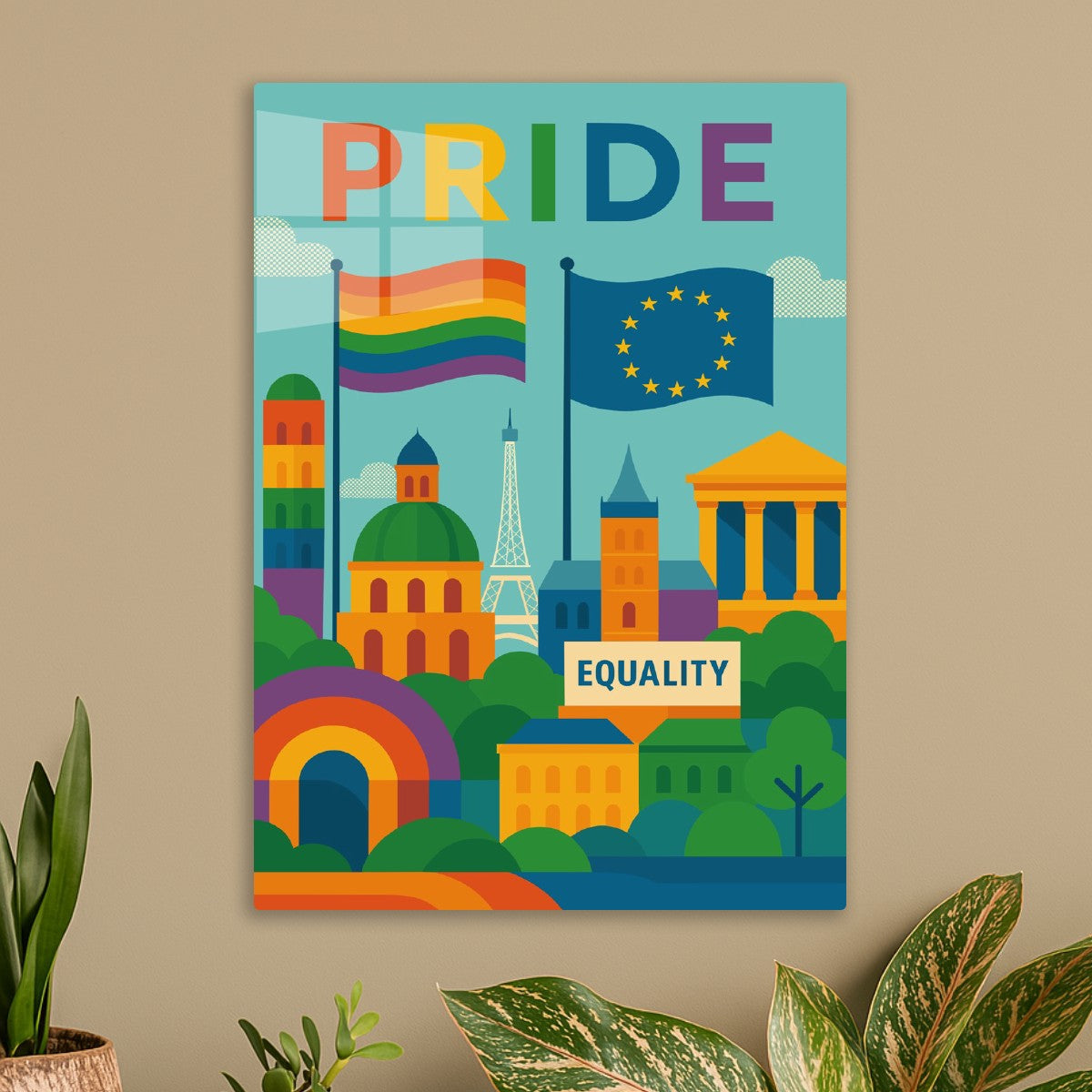 Pride and Equality Cityscape