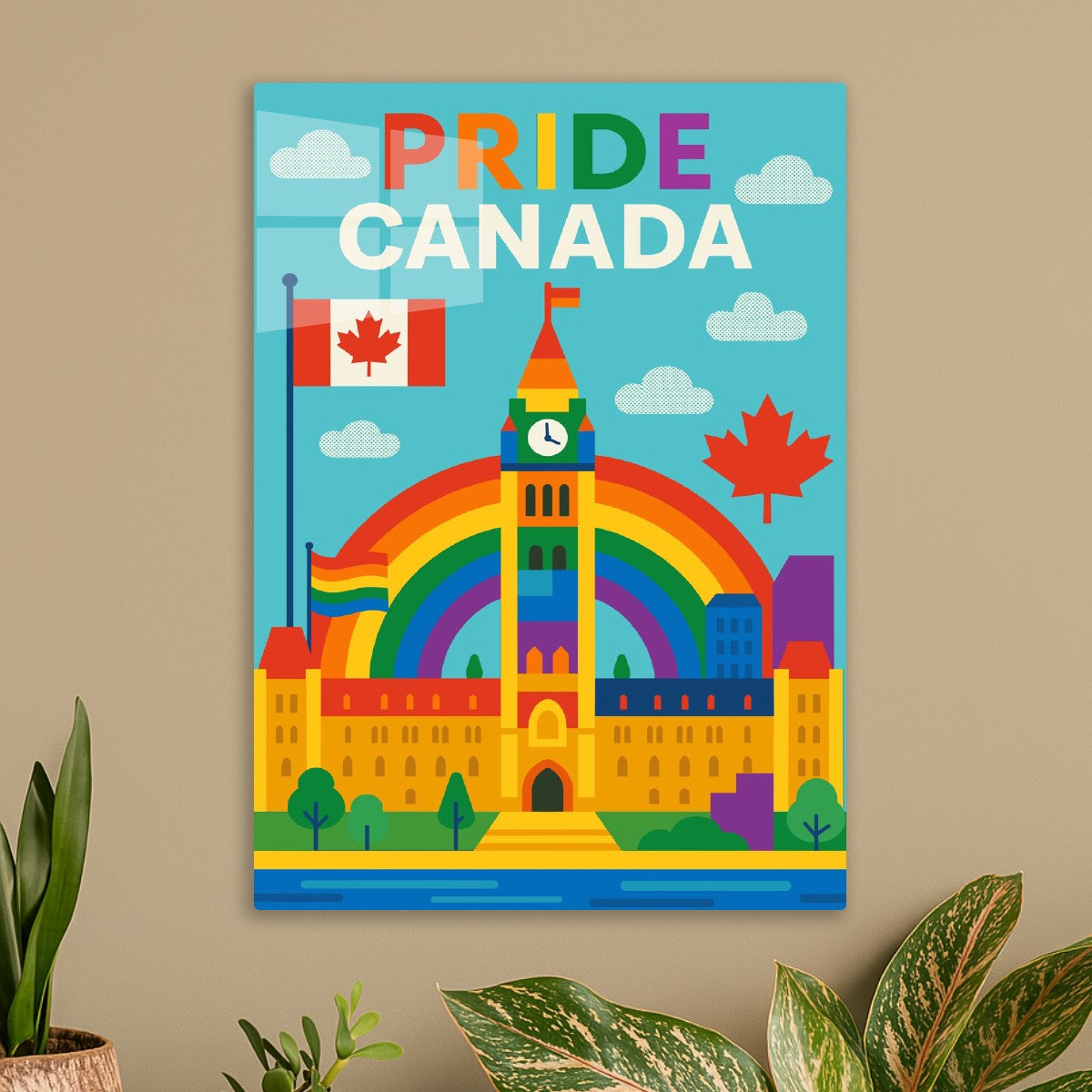 Pride Canada Illustration