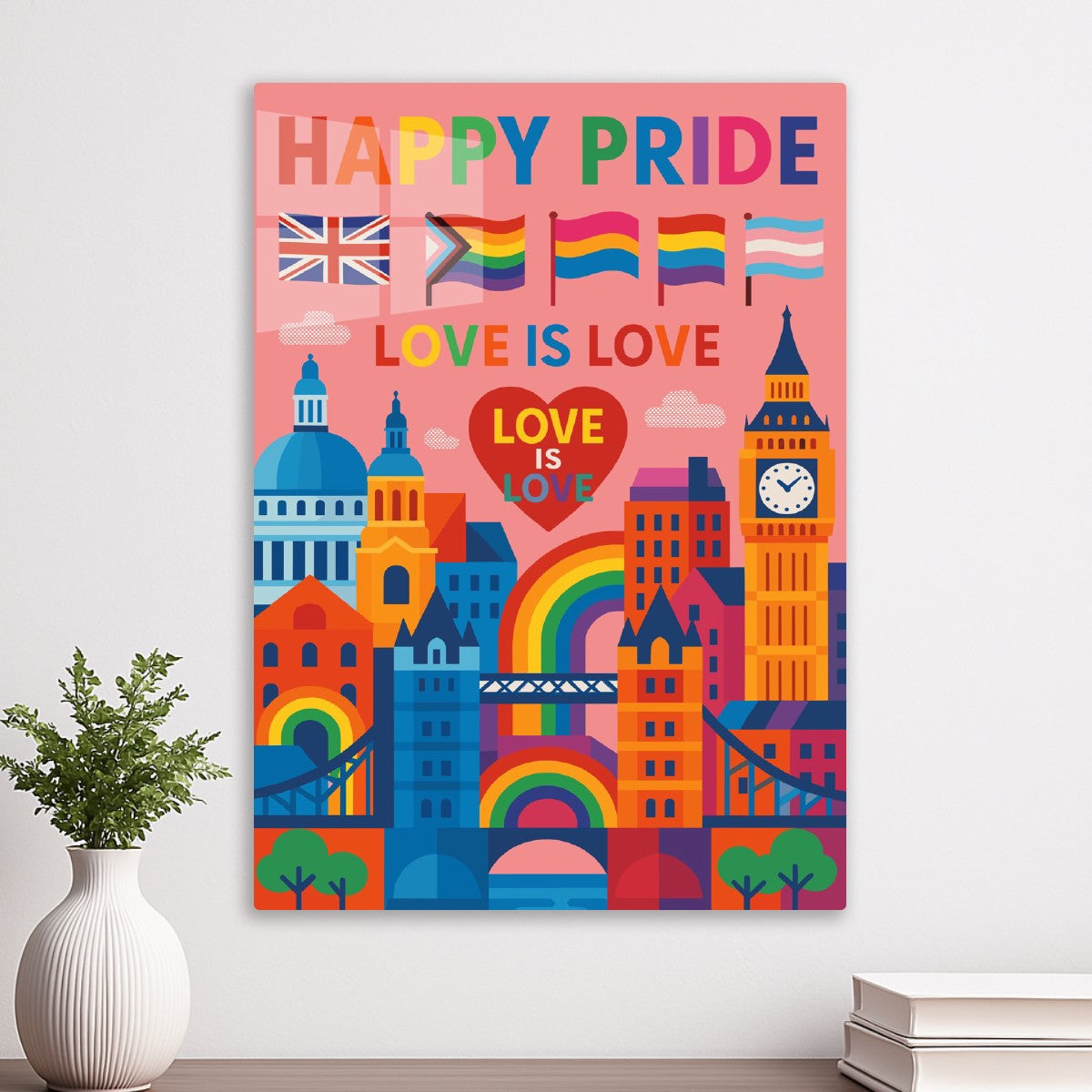 Happy Pride London Skyline