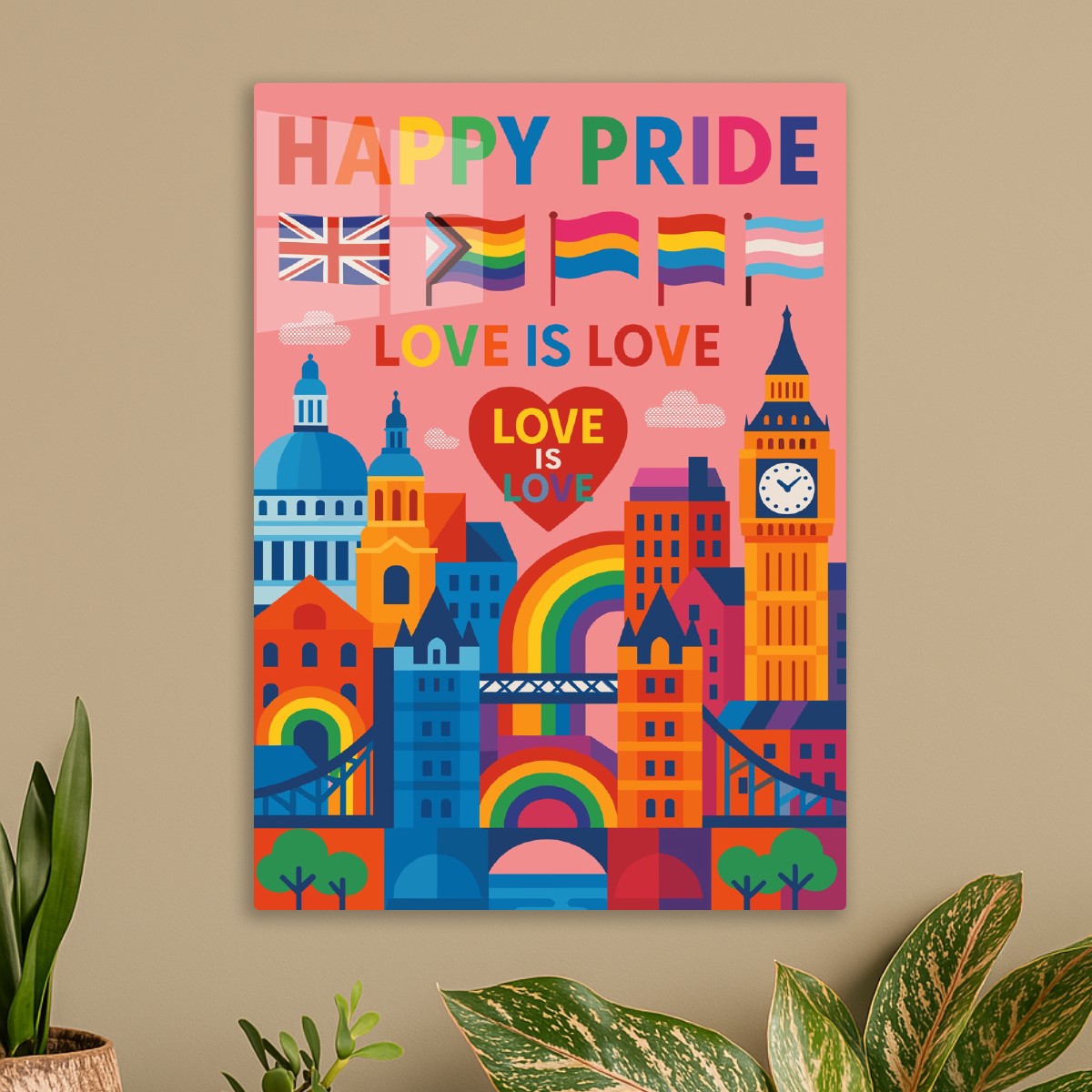 Happy Pride London Skyline