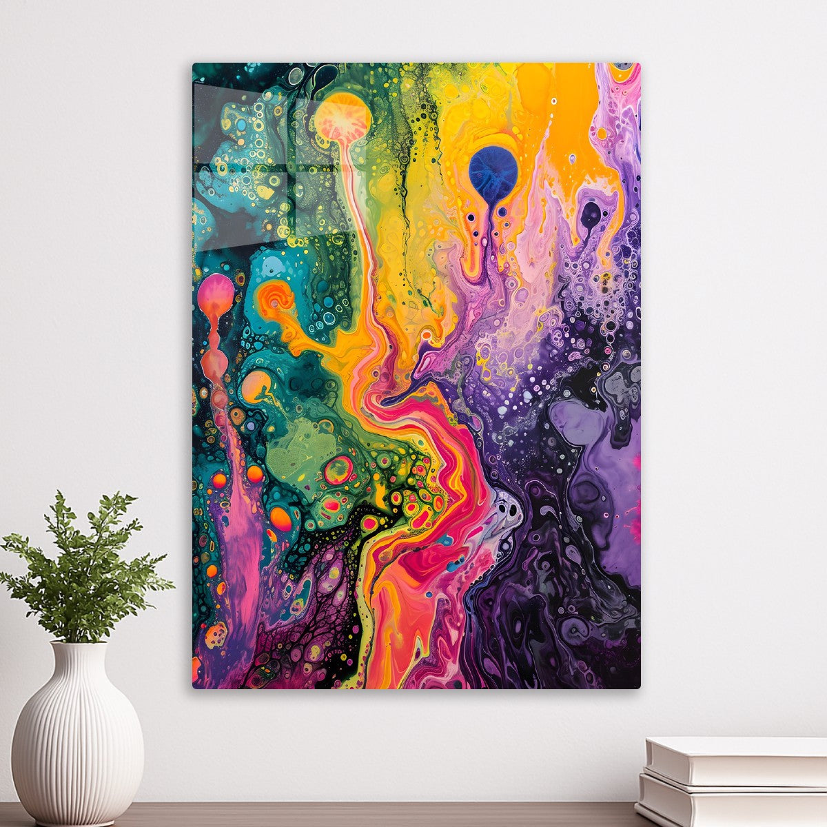 Psychedelic Fluid Abstract