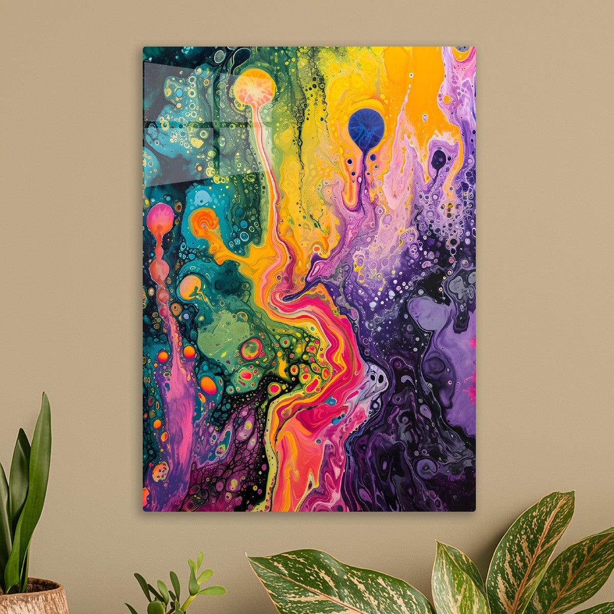 Psychedelic Fluid Abstract