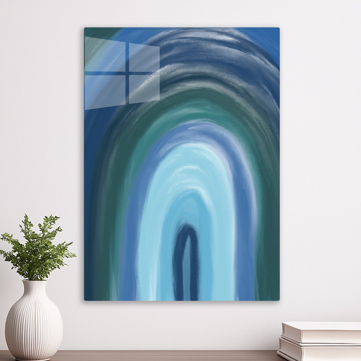 Tranquil Tides of Blue