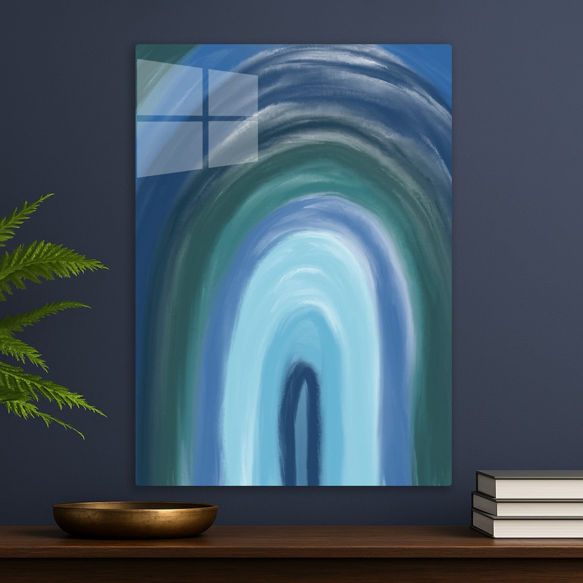 Tranquil Tides of Blue