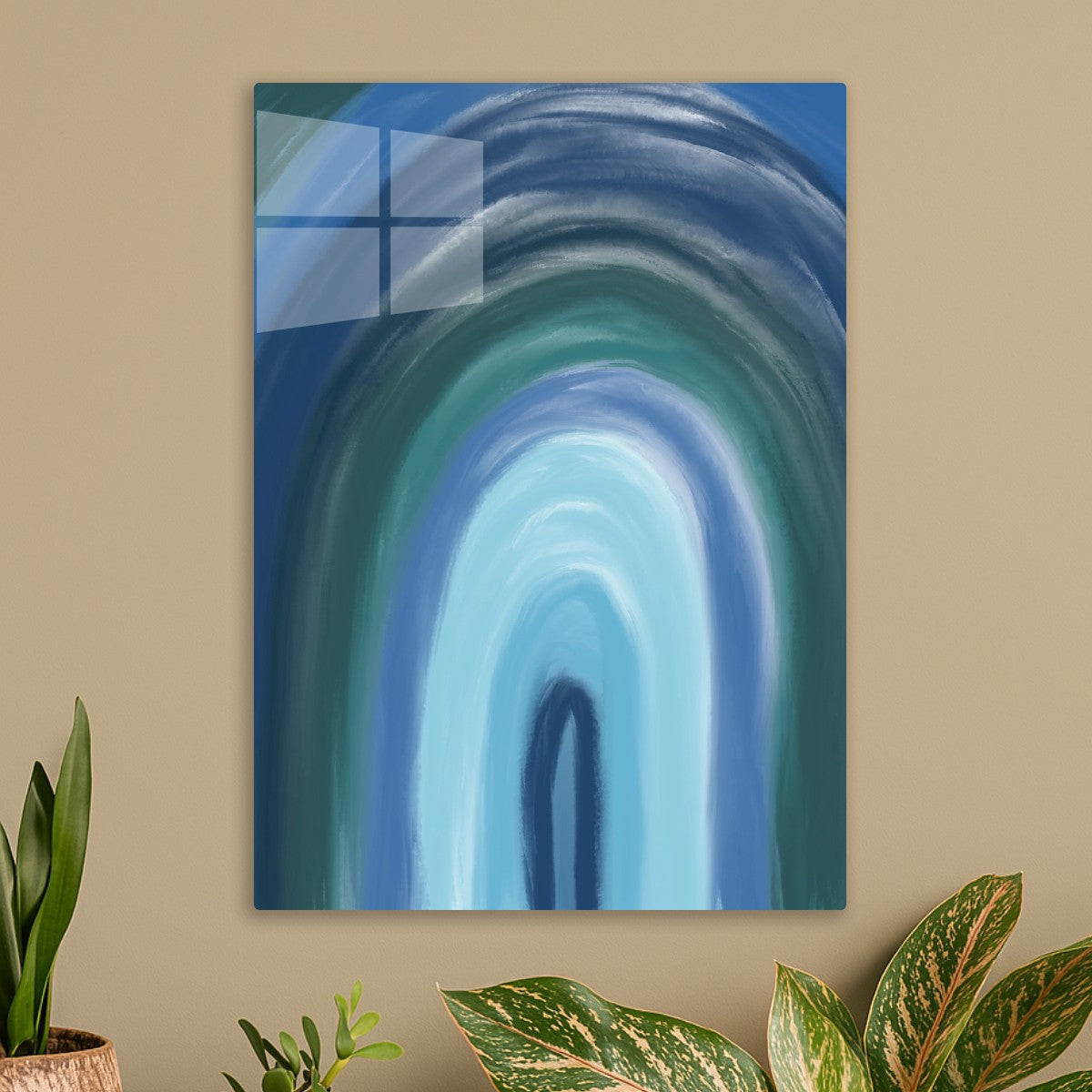 Tranquil Tides of Blue