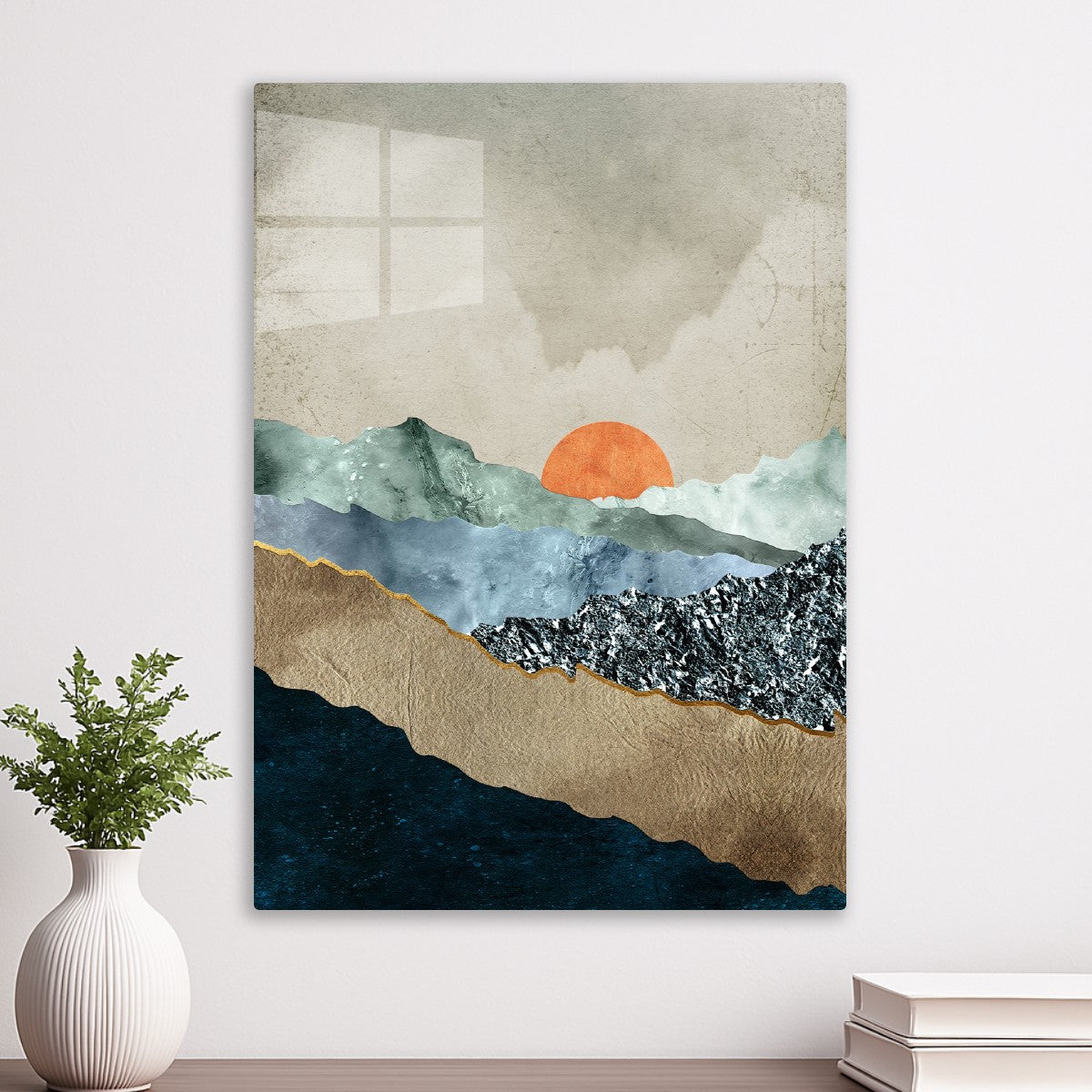 Minimal Sunset Over Layered