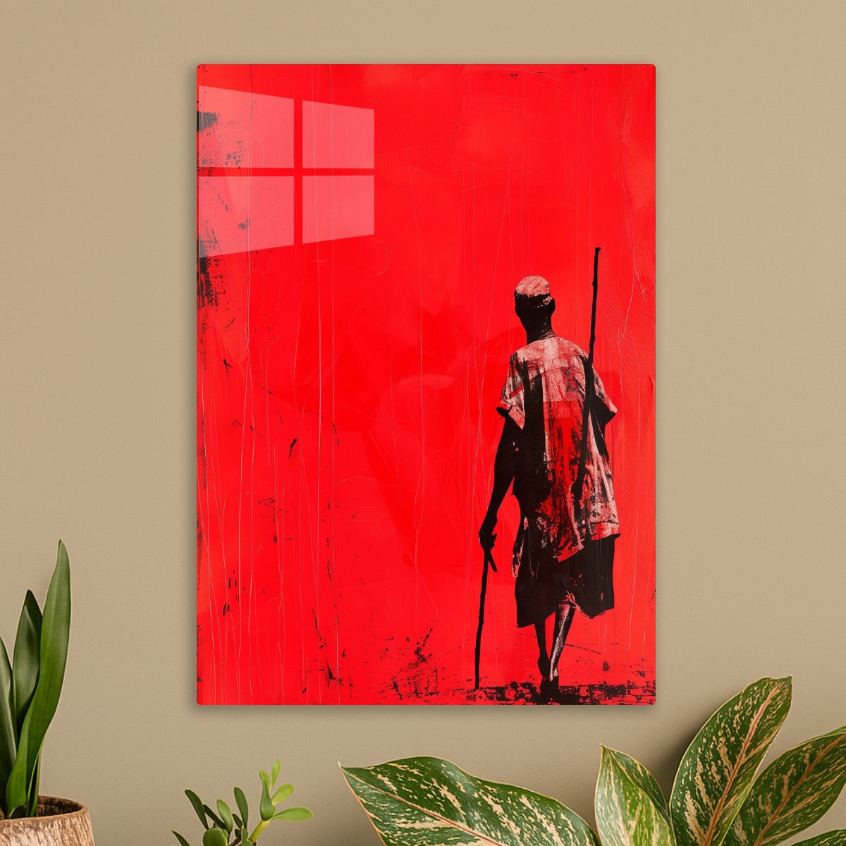 African Nomad Silhouette